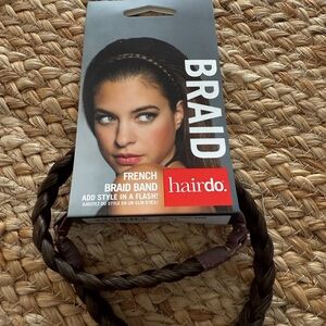 French Braid Band - Brown